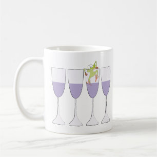 Pâque "Vin et grenouille" 11 oz de café Mug