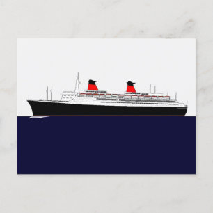Paquebot France Postcard
