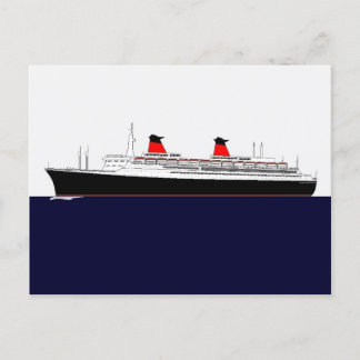Paquebot France Postcard