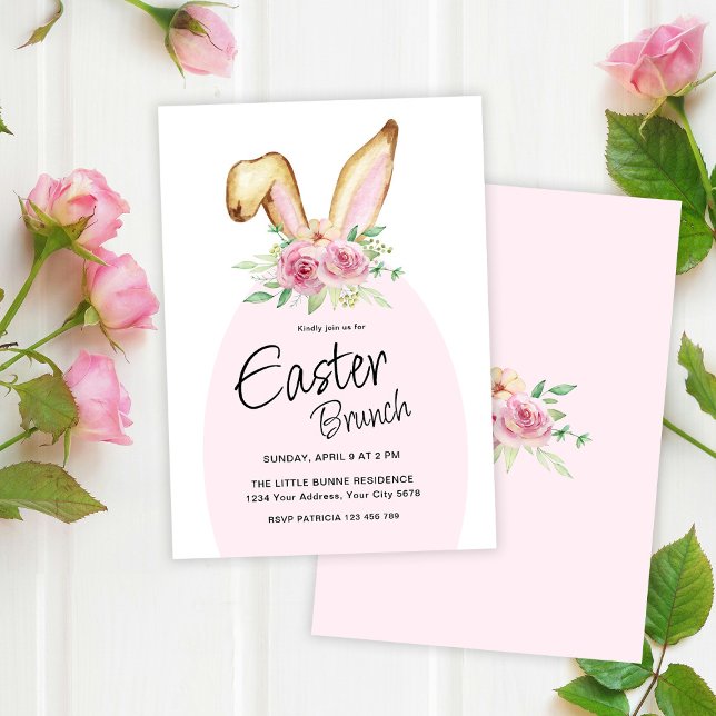 Pâques Brunch Bunny Invitation (Créateur téléchargé)