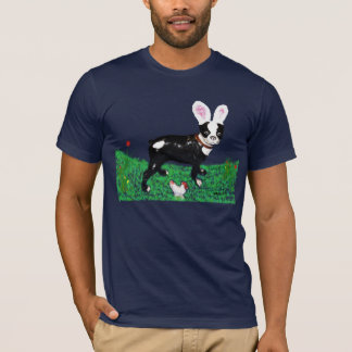 Pâques Clancey le T-shirt de Boston Terrier