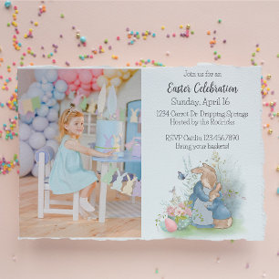 Pâques Peter Rabbit Invitation