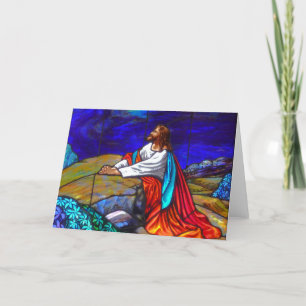 Pâques vierge dans la carte Jésus