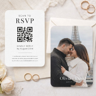 Paquet de 100 cartes de site web de mariage avec Q