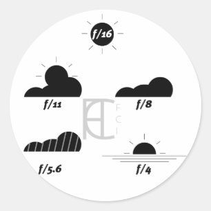 Paquet de LUMIÈRE ensoleillée de 16 autocollants