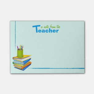 Paquet de note de post-it d'un professeur