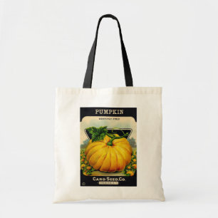 Paquet vintage de graine de citrouille - sac