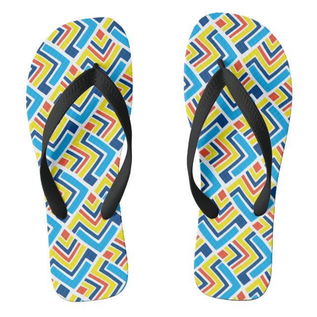 Par de chanclas - Patrón Boomerang Flip Flops (Footbed)