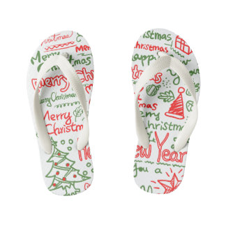 Par de chinelo de Natal Kid's Flip Flops