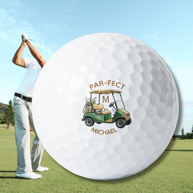 Par-fect Custom Monogram Name Golf Balls (Creator Uploaded)