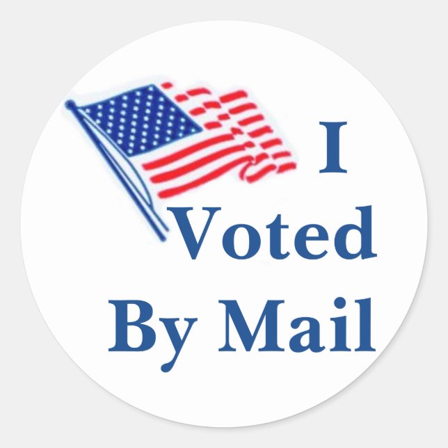 Par Sticker de vote par courrier (Devant)