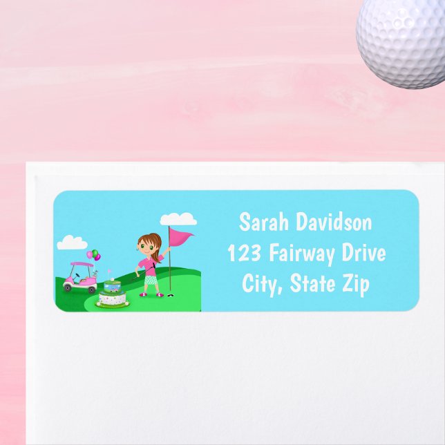 Par-Tee Chibi Girl Birthday Golf Party (Creator Uploaded)