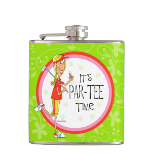 Par-tee golf flask
