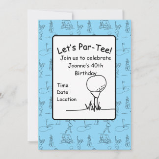 Par-tee invitation