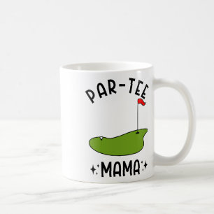 Par-tee Mama Golf Birthday Party Mom Coffee Mug