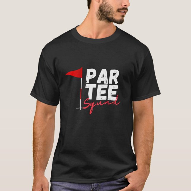 Par Tee Squad Funny Golf Lover Matching Family Gol (Front)