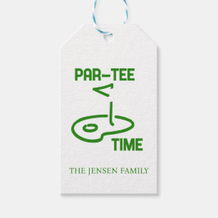 Par Tee Time Gift Tags