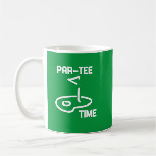 Par-Tee Time White   Coffee Mug