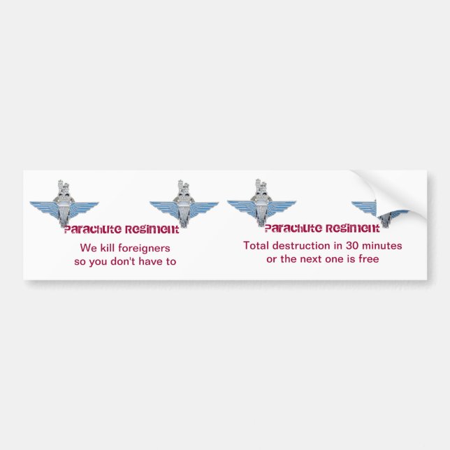 PARA-30 mins Bumper Sticker (Front)