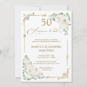 Para 50 Aniversario de Boda Invitation