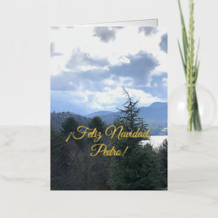 Para mi Esposo en Navidad, Spanish Christmas Card, Foil Greeting Card