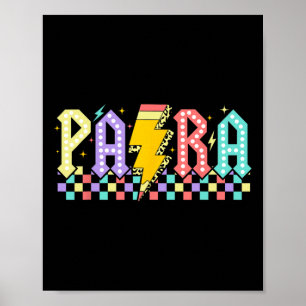Para Paraprofessional Paraeducator First Day Back Poster