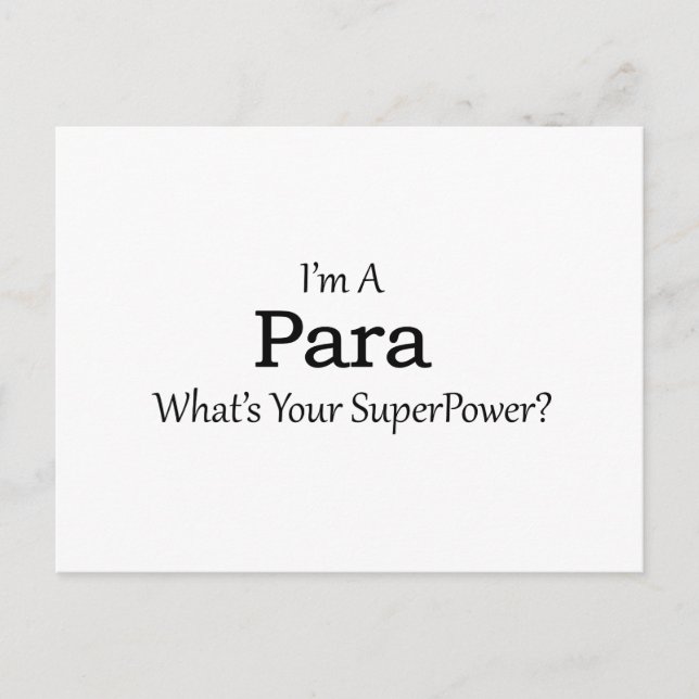 Para Postcard (Front)
