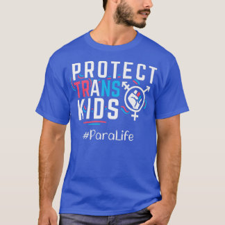 Para Protect Trans Kids Transgender LGBT Pride Mon T-Shirt