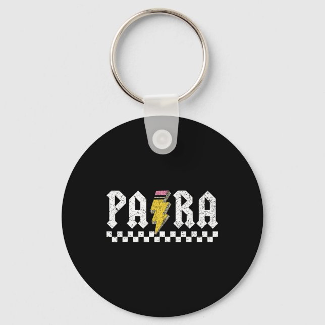 Para Squad Paraprofessional Para Teacher  Keychain (Front)