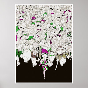 Para-Todos watercolour Print