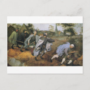 Parable of the Blind by Pieter Bruegel the Elder Postcard