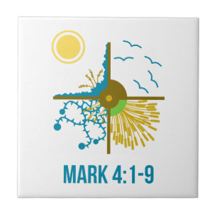 Parable of the Sower/Four Soils - Gospel of Mark Tile