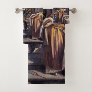 Parable of the Ten Virgins Bath Towel Set
