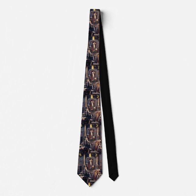 Parable of the Ten Virgins Devotional Fine Art Tie (Front)