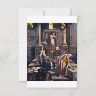 Parable of the Ten Virgins Devotional Holy Card