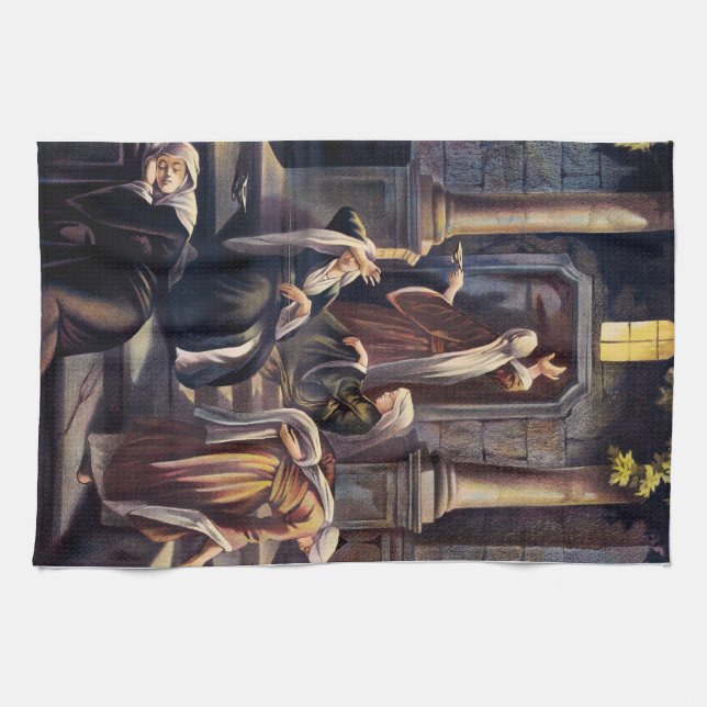 Parable of the Ten Virgins Kitchen Towel (Horizontal)