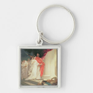 Parable of the Wise and Foolish Virgins, 1886 Keychain