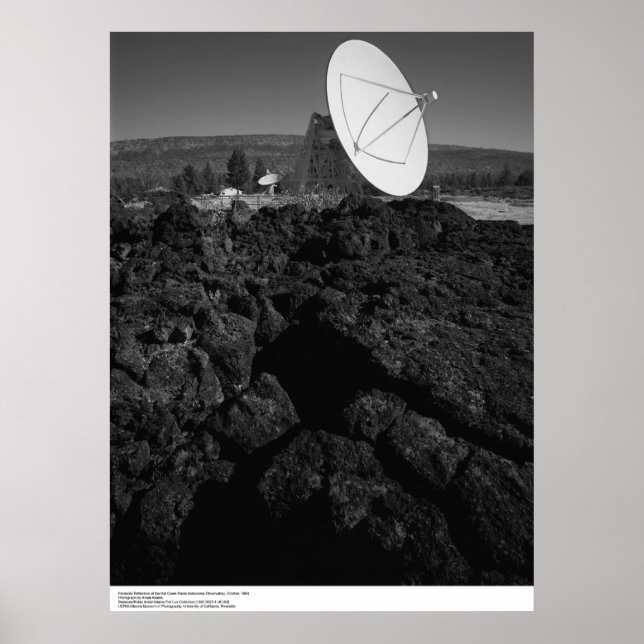 Parabolic Reflectors of the Hat Creek Radio, 1964 Poster (Front)