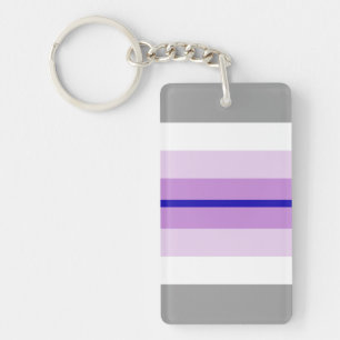 paraboy pride flag keychain