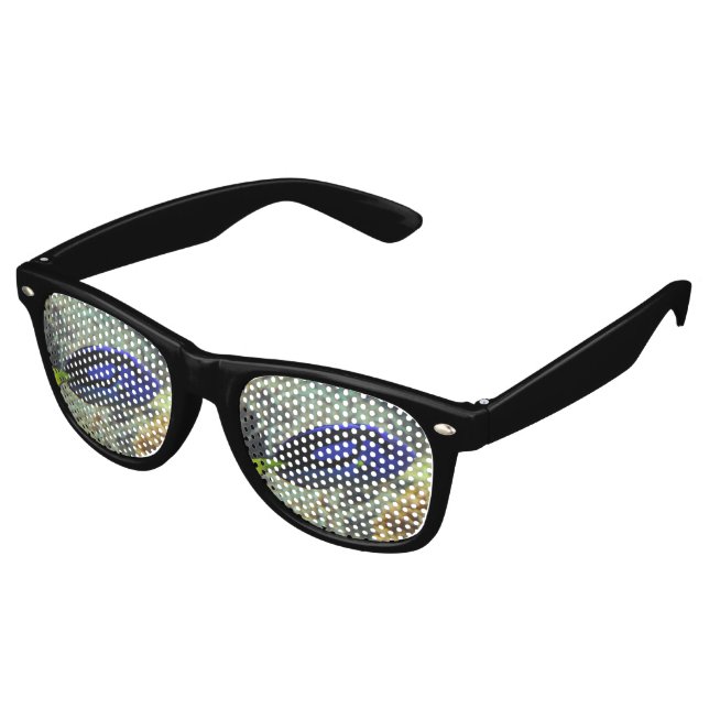 Paracanthurus hepatus retro sunglasses (Angled)