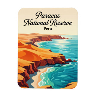 Paracas National Reserve Peru Magnet