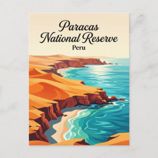 Paracas National Reserve Peru Postcard