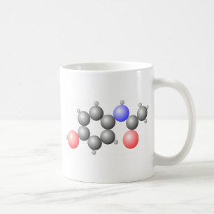 Paracetamol Molecule Coffee Mug