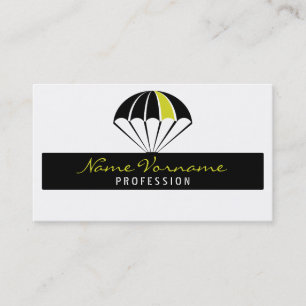 parachute business card