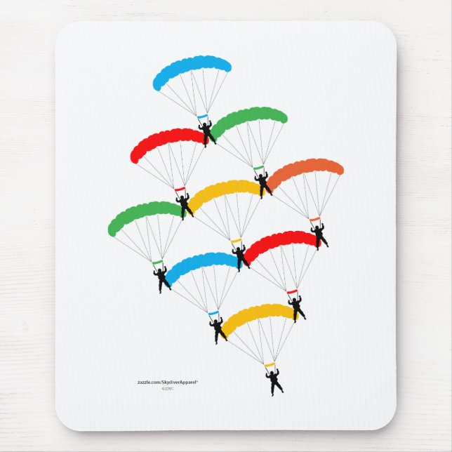 Parachute Formation Mouse Pad (Front)