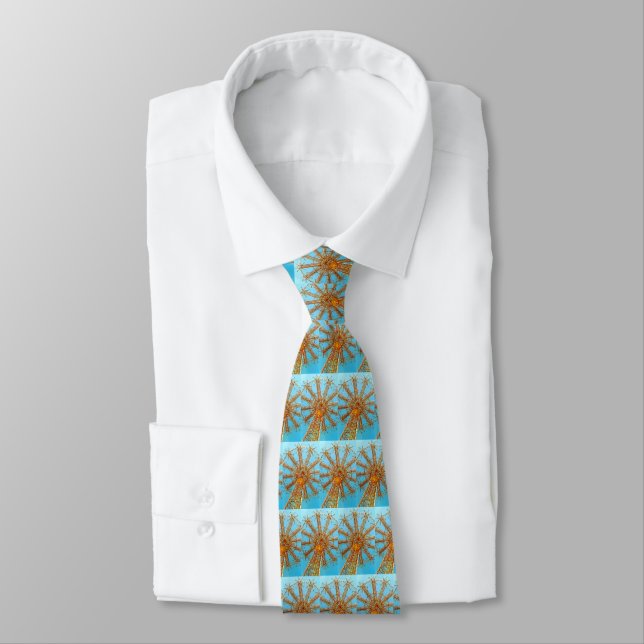 Parachute Jump Tower Neck Tie (Tied)