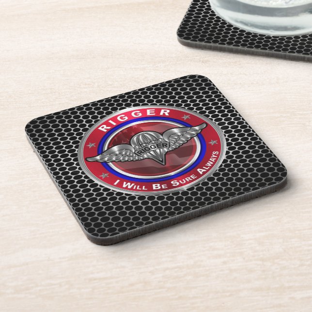Parachute Rigger-Amazing Airborne Soldiers Coaster (Left Side)