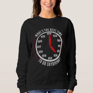 Parachute Skydiver  Skydiving Sweatshirt