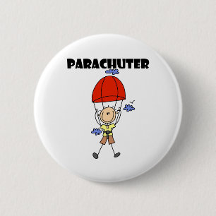 Parachuter 2 Inch Round Button