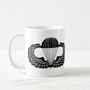Parachutist badge coffee mug